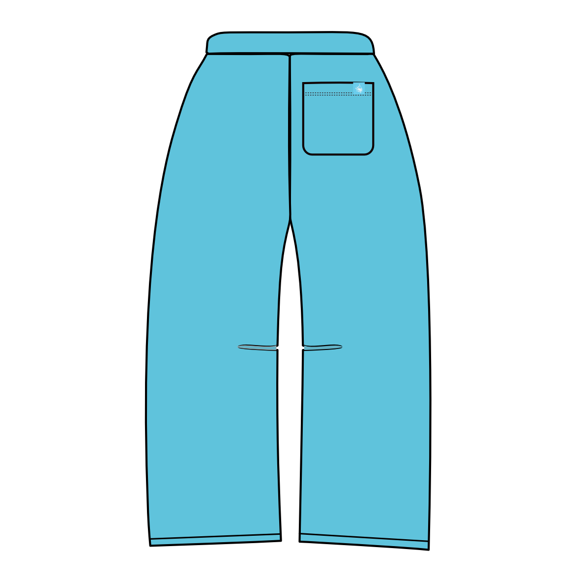 BABY BLUE BOTTOMS