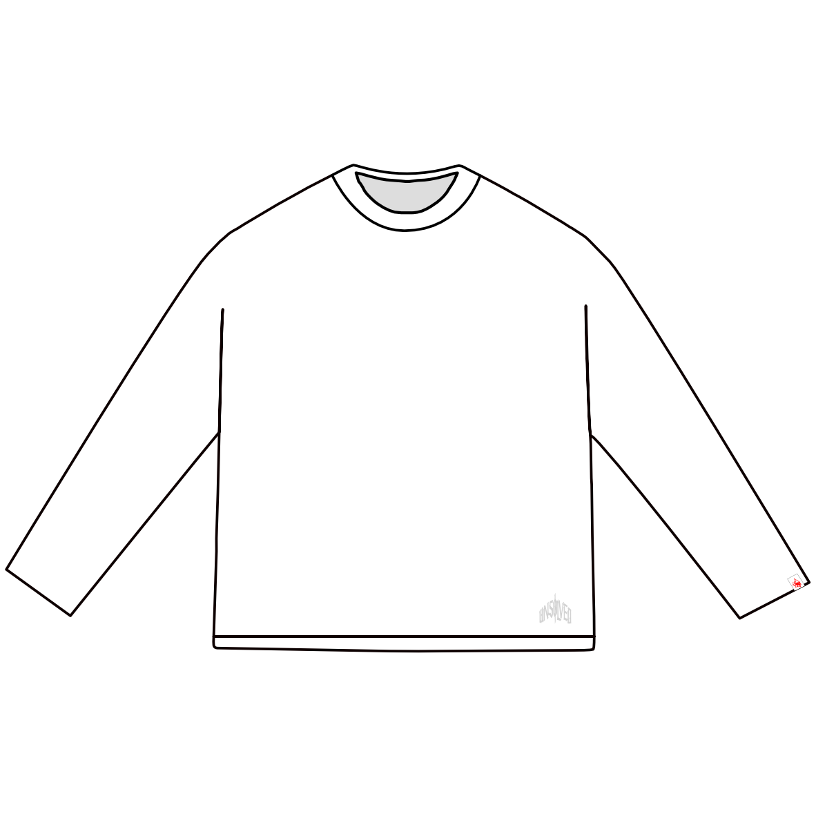 WAFFLE TEE (WHT)